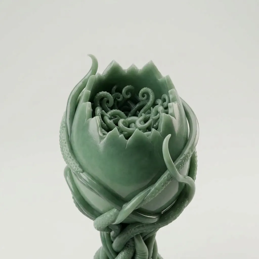 Jade Tendril Curio, close-up detail