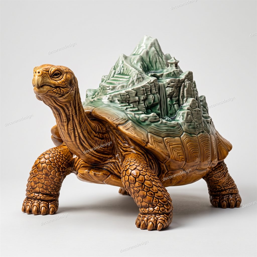 Sacred Mountain Tortoise Curio, design file, studio view