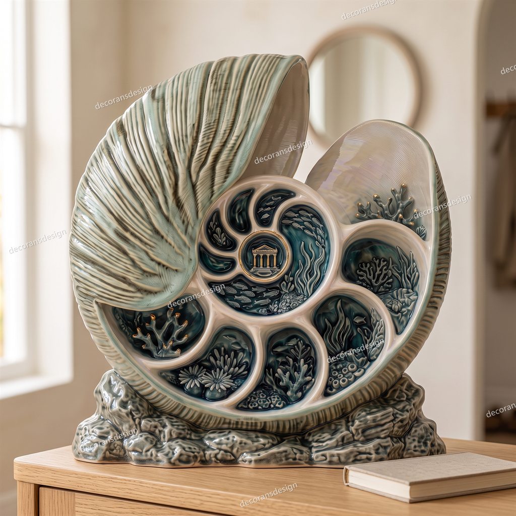 Nautilus Ocean World Curio, styled in a room