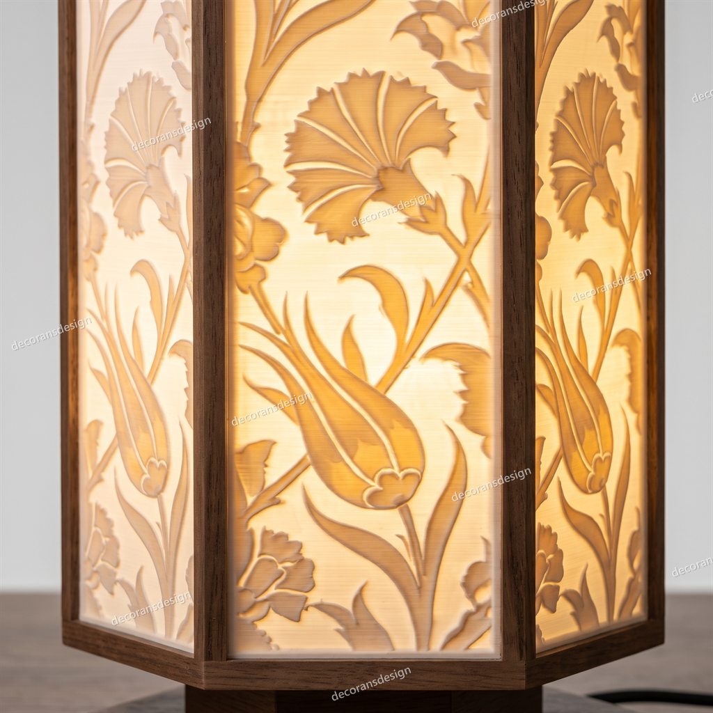 Hidden Garden Table Lamp, close-up detail