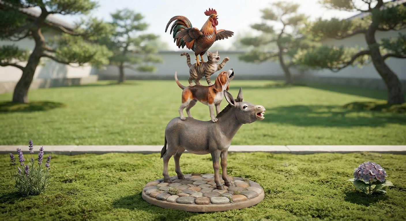 Bremen Town Musicians figurine